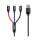 Baseus Three Primary Colors 3-in-1 Cable USB - 691501 - zdjęcie 1