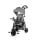Rowerek trójkołowy Kinderkraft Jazz 4w1 Grey