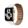 Apple Pasek z karbowanej skóry Apple Watch kredowy - 648841 - zdjęcie 1