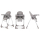 KIDWELL Krzesełko do Karmienia Bento Gray / White - 1017662 - zdjęcie 3