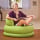 INTEX Dmuchany fotel zielony - 1032938 - zdjęcie 2