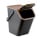 Practic BINI czarny pojemnik do segregacji odpadów z brązo - 1101081 - zdjęcie 3