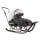 teo&gigi Sanki wielofunkcyjne Minky czarno szare śpiworek + kółka - 1087090 - zdjęcie 1