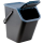 Practic BINI czarny pojemnik do segregacji odpadów z niebi - 1101077 - zdjęcie 3