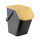 Practic BINI czarny pojemnik do segregacji odpadów z żółtą - 1101079 - zdjęcie 1