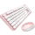 Mofii Zestaw bezprzewodowy Sweet 2.4G biało-różowy - 1102820 - zdjęcie 2