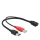Kabel USB Delock Adapter USB-A (2x męski - 1x żeński)