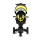 MoMi Invidia czarno-limonkowy - 1035563 - zdjęcie 3