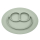 EZPZ Silikonowy talerzyk + pokrywka Mini Mat pastelowa zieleń - 1035787 - zdjęcie 3