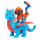 Spin Master Psi Patrol Odważni Rycerze Figurka + Smok Zuma - 1035678 - zdjęcie 4