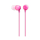 Słuchawki przewodowe Sony MDR-EX15AP Różowe
