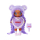 Lalka i akcesoria MGA Entertainment Na! Na! Na! Surprise Sweetest Hearts Doll -Purple Heart Bear