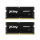 Pamięć RAM SODIMM DDR5 Kingston FURY 16GB (2x8GB) 4800MHz CL38 Impact