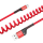 Baseus Kabel USB-A - Lightning Spring 1m (2A, czerwony) - 739820 - zdjęcie 2