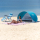Nils Camp Namiot plażowy samorozkładający parawan XXL turkus - 1047649 - zdjęcie 13