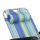 Nils Camp Niebieski składany leżak plażowy + poduszka - 1047674 - zdjęcie 7