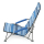 Nils Camp Składane krzesło leżak plażowy turkusowy - 1047683 - zdjęcie 5