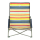 Nils Camp Składane krzesło leżak plażowy niebiesko-czerwony - 1047679 - zdjęcie 2
