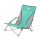Akcesorium plażowe Nils Camp Składane krzesło leżak plażowy zielono szary