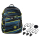 Plecak szkolny Coocazoo RayDay Wild Stripe + zestaw MatchPatch Black