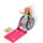 Barbie Chelsea na wózku inwalidzkim blond włosy - 1050819 - zdjęcie 3