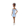 Lalka i akcesoria Barbie Fashionistas Lalka Niebieska sukienka tie dye