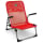 SPOKEY Krzesło turystyczne czerwone BAHAMA - 1050503 - zdjęcie 2