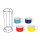 Bialetti Color - Zestaw 4 filiżanek do cappuccino na stojaku - 1062031 - zdjęcie 2