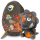 Epee Mega Jajozaury LAWA - plusz 26cm z dźwiękiem czarny - 1072214 - zdjęcie 2