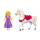 Mattel Disney Princess Mała lalka Roszpunka i Maksimus - 1108611 - zdjęcie 2
