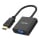 Przejściówka Unitek Adapter HDMI - VGA, Audio (Jack 3.5mm)