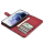 iCarer Haitang Wallet Leather Case do Samsung Galaxy S22+ czerwony - 1201089 - zdjęcie 2