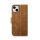 iCarer Wallet Case Oil Wax do iPhone 14 Plus (Anti-RFID) brązowy - 1201109 - zdjęcie 2