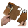iCarer Wallet Case Oil Wax do iPhone 14 Plus (Anti-RFID) brązowy - 1201109 - zdjęcie 5