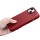 iCarer Leather Case do iPhone 14 Plus (MagSafe) czerwony - 1201111 - zdjęcie 5