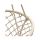 ROYOKAMP Hamak bocianie gniazdo fotel wiszący 80x60cm z poduszką ECRU - 1114371 - zdjęcie 5