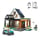 LEGO City 60398 Domek rodzinny i samochód elektryczny - 1144463 - zdjęcie 4