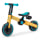 Kinderkraft 4TRIKE Wielofunkcyjny rowerek trójkołowy 3w1 Sunflower Blue - 1142161 - zdjęcie 3