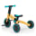 Kinderkraft 4TRIKE Wielofunkcyjny rowerek trójkołowy 3w1 Sunflower Blue - 1142161 - zdjęcie 2