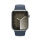 Apple Watch 9 45/Silver Steel/Storm Blue Sport Band M/L LTE - 1180445 - zdjęcie 2