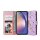 Etui / obudowa na smartfona Tech-Protect Wallet do Samsung Galaxy A35 5G Garden Violet