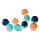 Boon Zabawka do wody przyssawki Jellies Navy Multi - 1255629 - zdjęcie 1