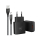 Ładowarka do smartfonów ExtraLink Smart Life Zestaw USB - USB-C 2m Czarny Ładowarka 12W Czarna