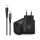 Ładowarka do smartfonów ExtraLink Smart Life Zestaw kabel USB-C 2m Ładowarka 18W PD3.0 Czarna