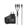 Ładowarka do smartfonów ExtraLink Smart Life SET03 Kabel 3w1 1,2m ładowarka 12 W PD3.0 czarny
