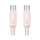Kabel USB USAMS Kabel USB-C/USB-C 1m SJ73460W różowy