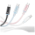 USAMS Kabel US-SJ658 6A USB-A do USB-C 1,2m niebieski - 1569070 - zdjęcie 3