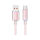 Kabel USB USAMS Kabel US-SJ658 6A USB-A do USB-C 1,2m różowy
