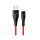 USAMS Kabel pleciony U41 lightning 1m 2A czerwony Fast Charge - 1569016 - zdjęcie