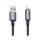 USAMS Kabel USB na Lightning 2,4A 1,2m Fast Charging stalowy - 1569036 - zdjęcie
